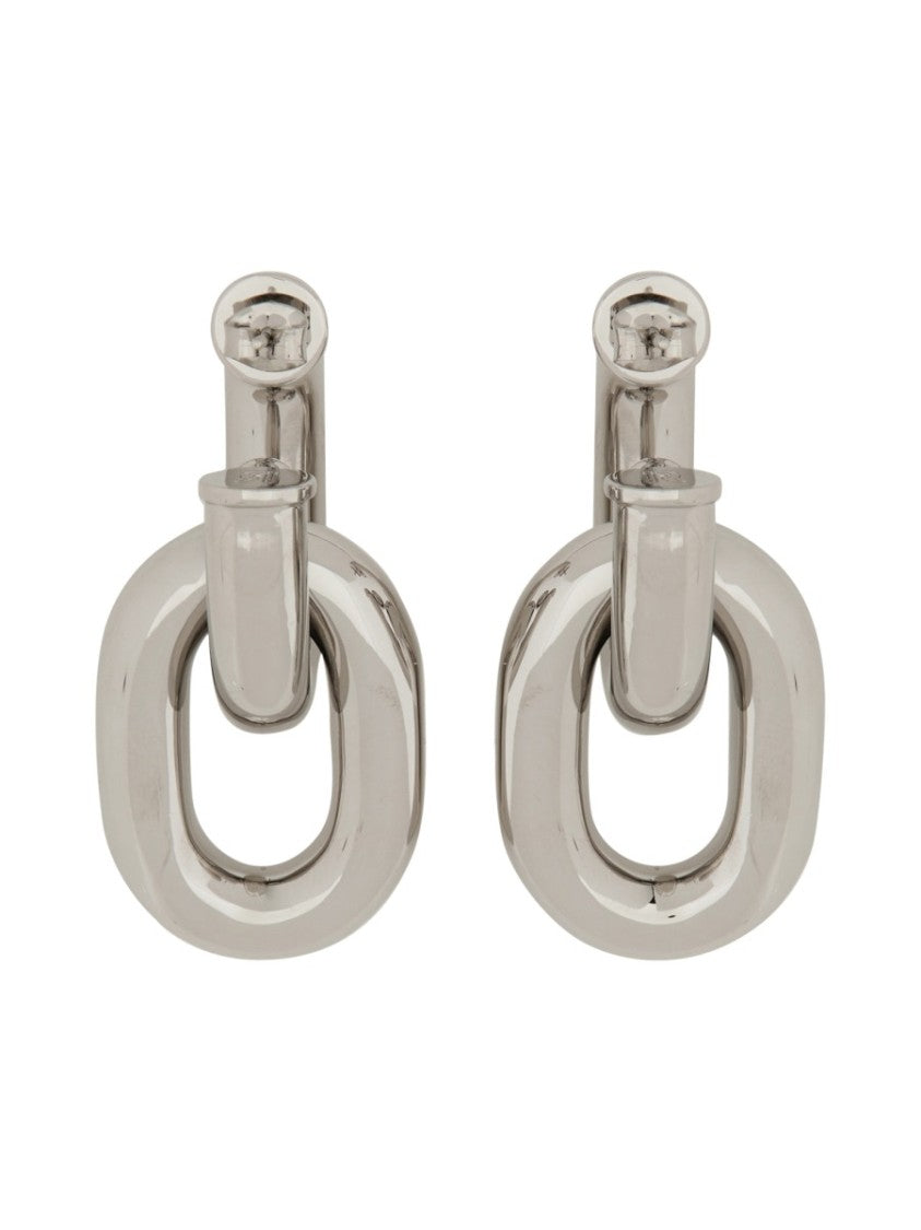 Rabanne Xl Double Hoop Link Earrings