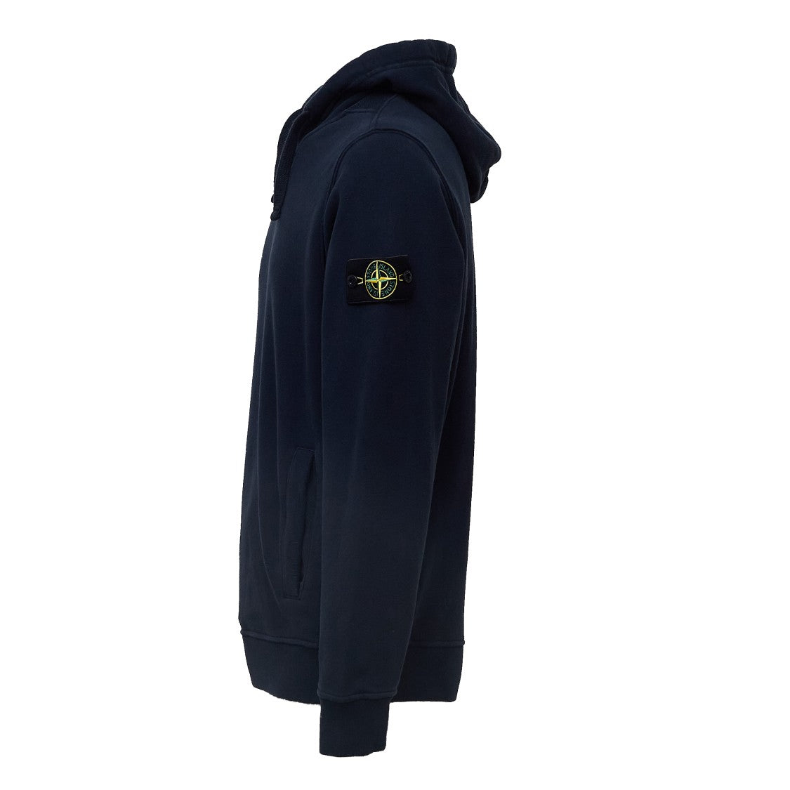 Stone Island Organic Cotton Hooded Sweatshirt
