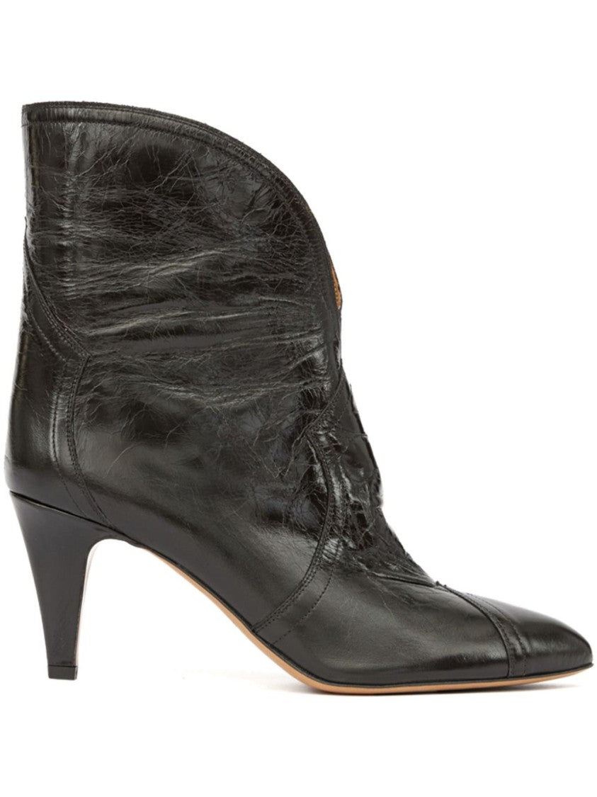 Isabel Marant Pointed Toe Black Ankle Boots