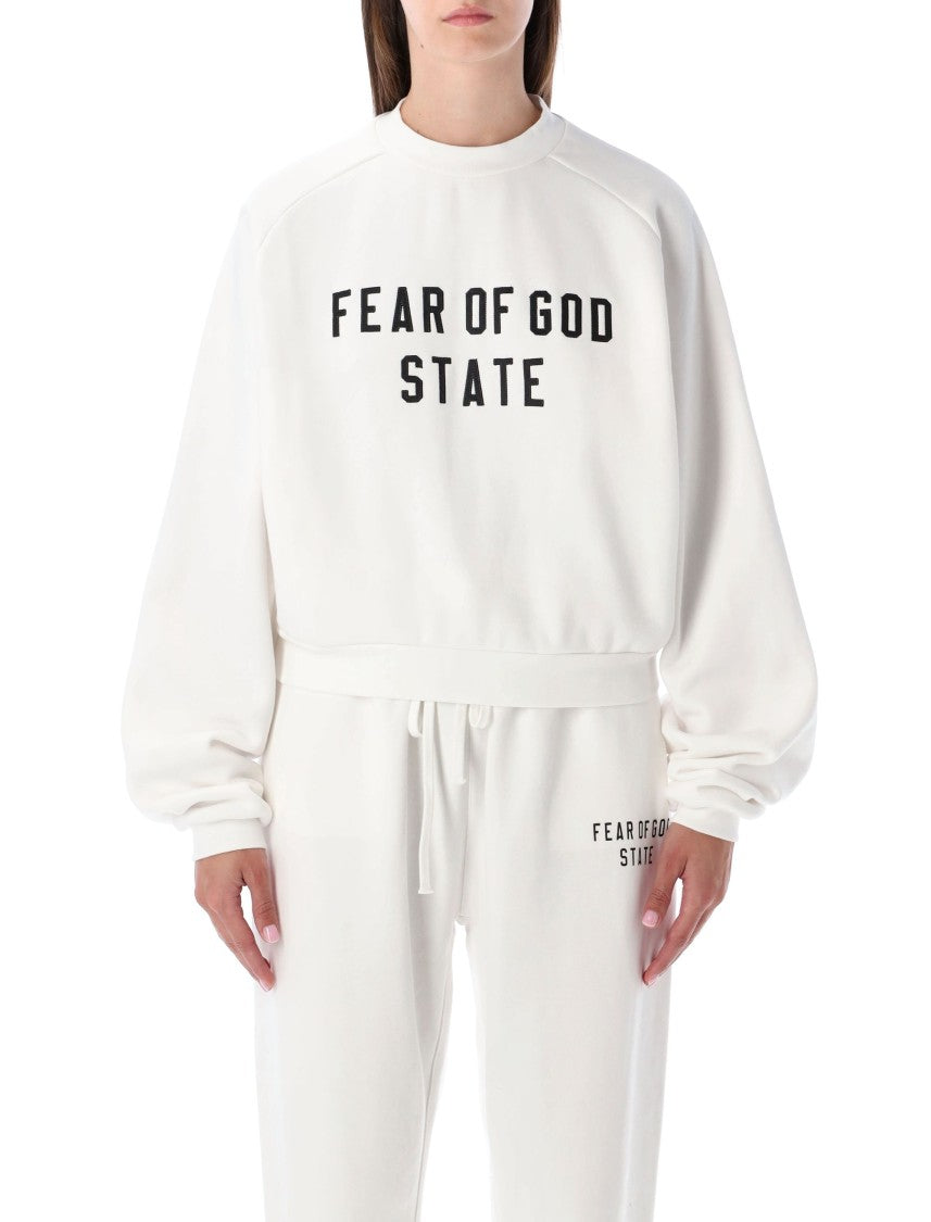 Fear Of God Fleece Raglan Crewneck Sweatshirt
