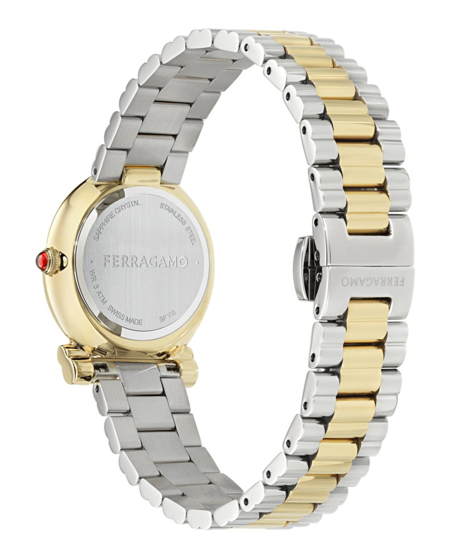 Ferragamo Gancini Twisted Bracelet Watch