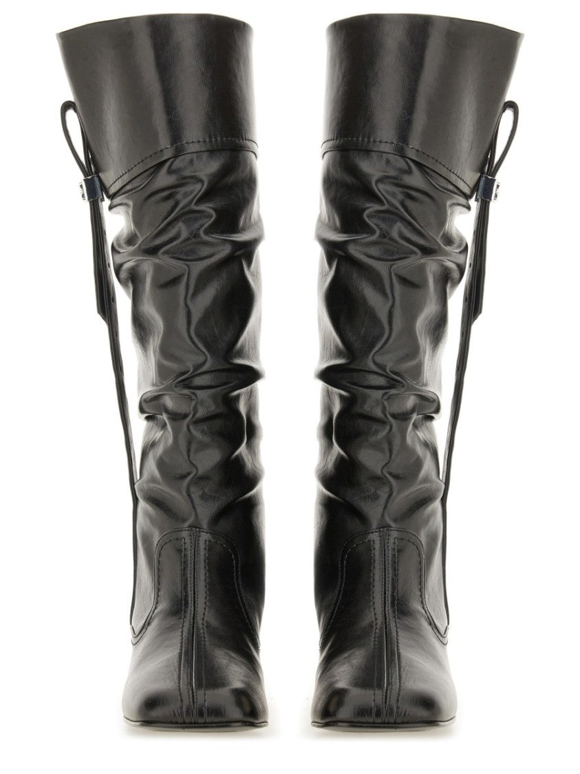 Ganni "Butterfly" Slouchy Boot