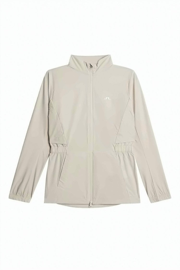 J Lindeberg Minimalist High Collar Jacket With Tailored Fit