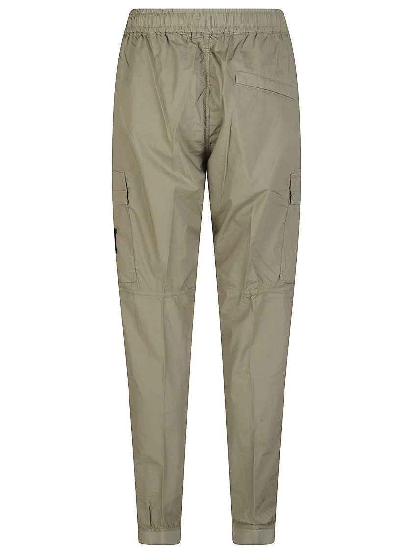 Stone Island Regular Fit Tapered Stretch Cotton Pants