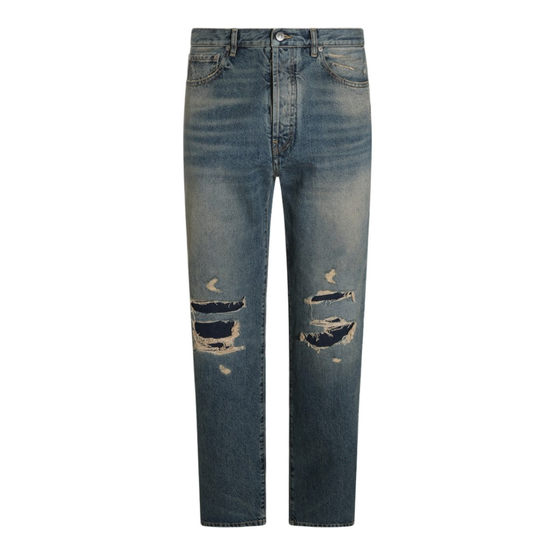 Maison Margiela Distressed Straight-Leg Jeans
