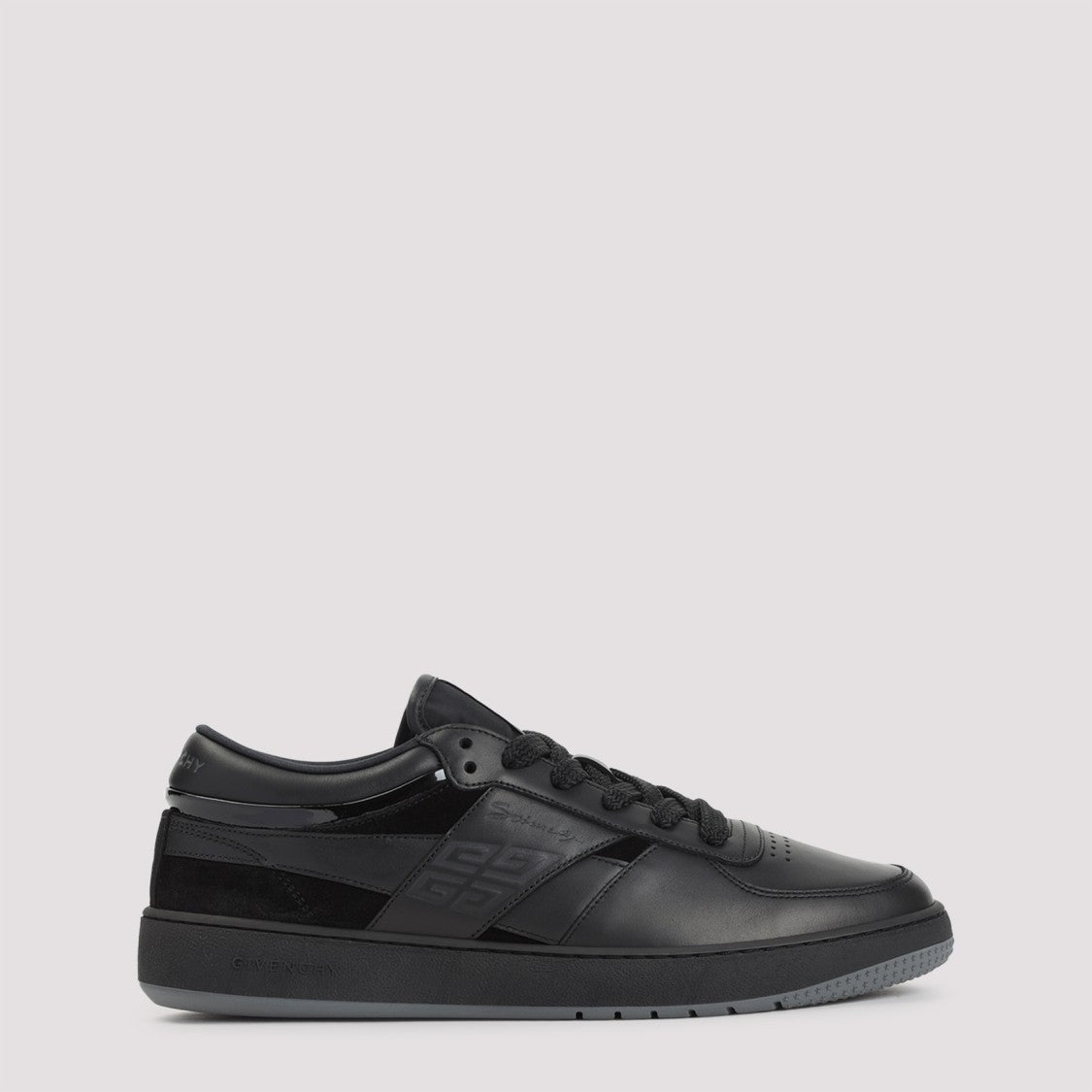 Givenchy Black Calf Leather G Move Low Sneakers