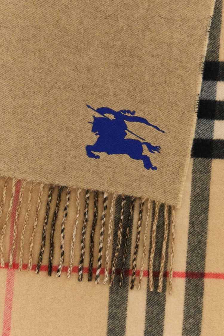 Burberry Beige Cashmere Reversible Scarf