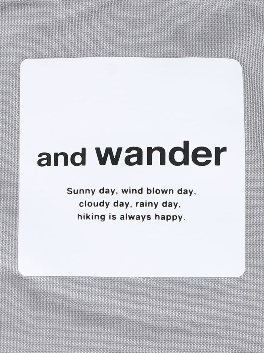 And Wander Blue Pertex Shield Waterproof Hooded Jacket