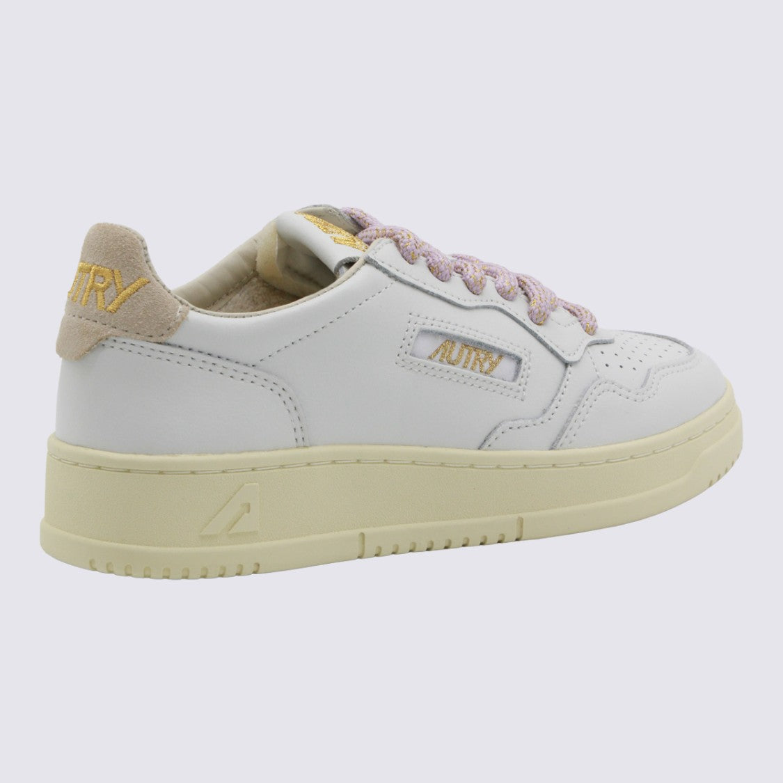 Autry Smooth Leather Sneakers With Perforated Detail