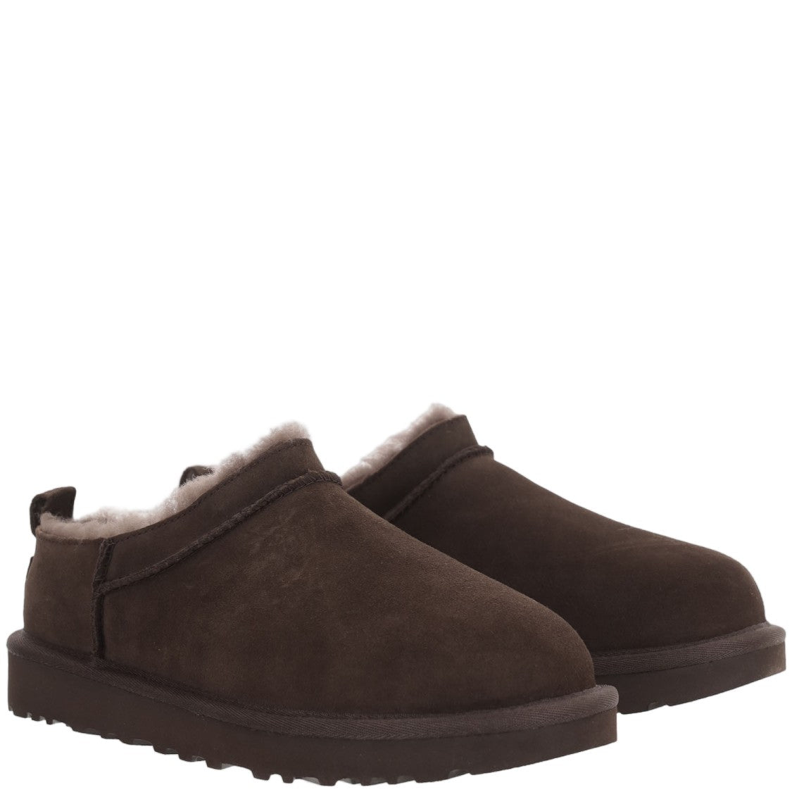 Ugg Dark Brown Classic Micro Sugarcane Eva Suede Boots