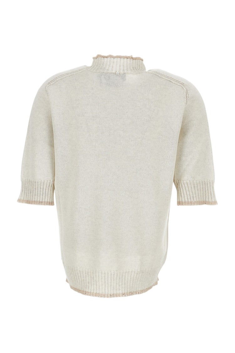 Lorena Antoniazzi White Minimalist Sweater