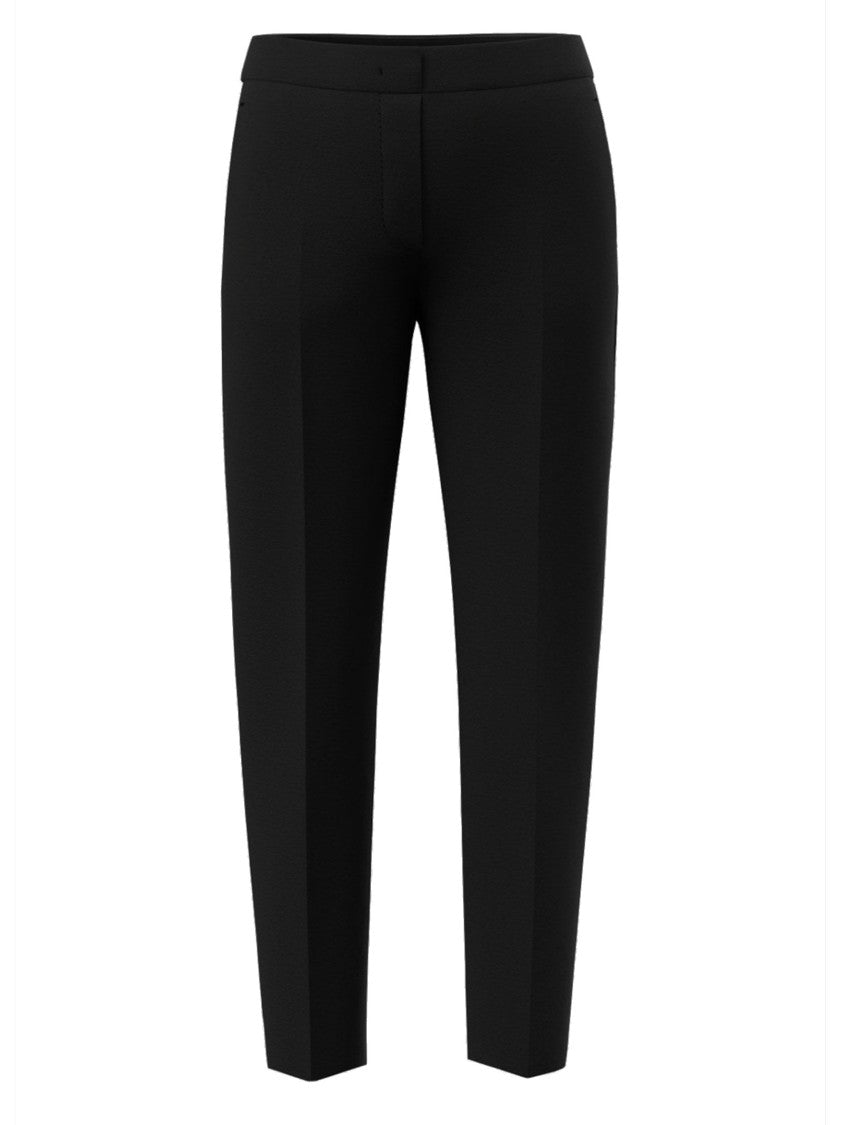 Max Mara Slim Fit Cropped Pants With High Waistband