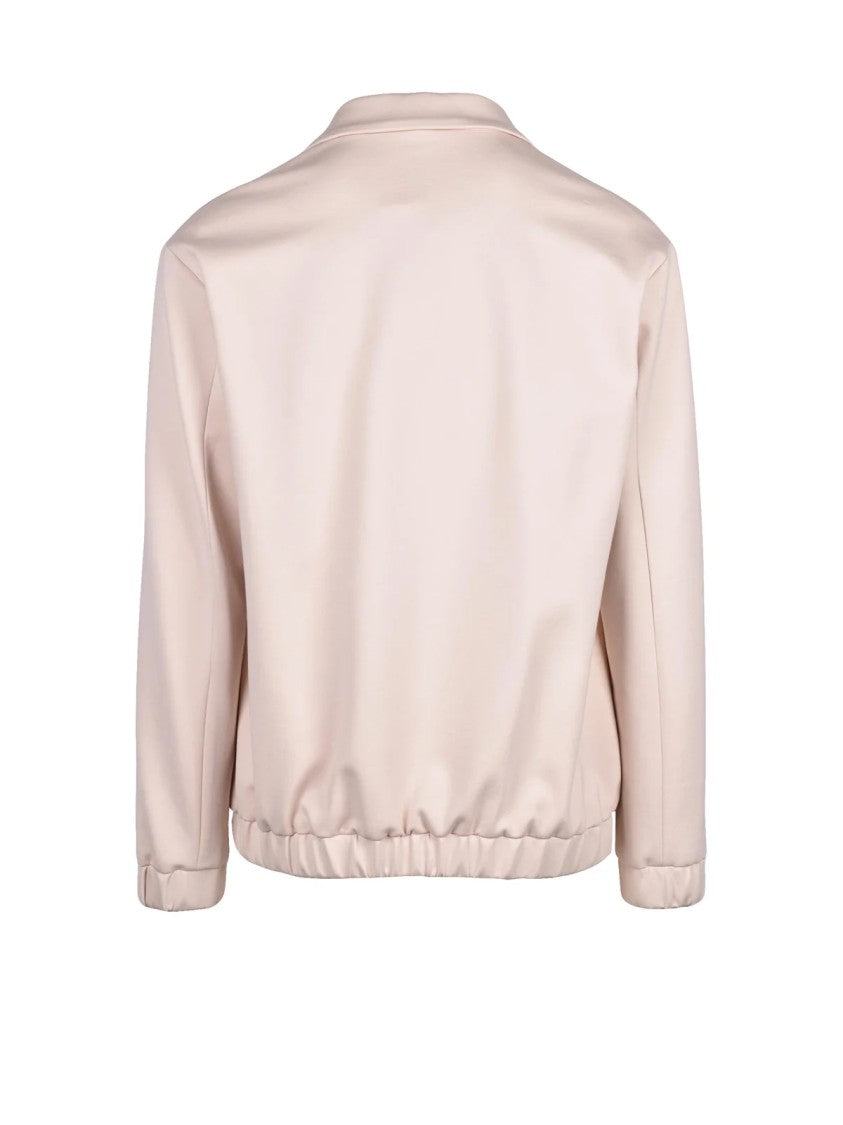 Hevo Cream Calamarena Tailored Viscose-Blend Coat