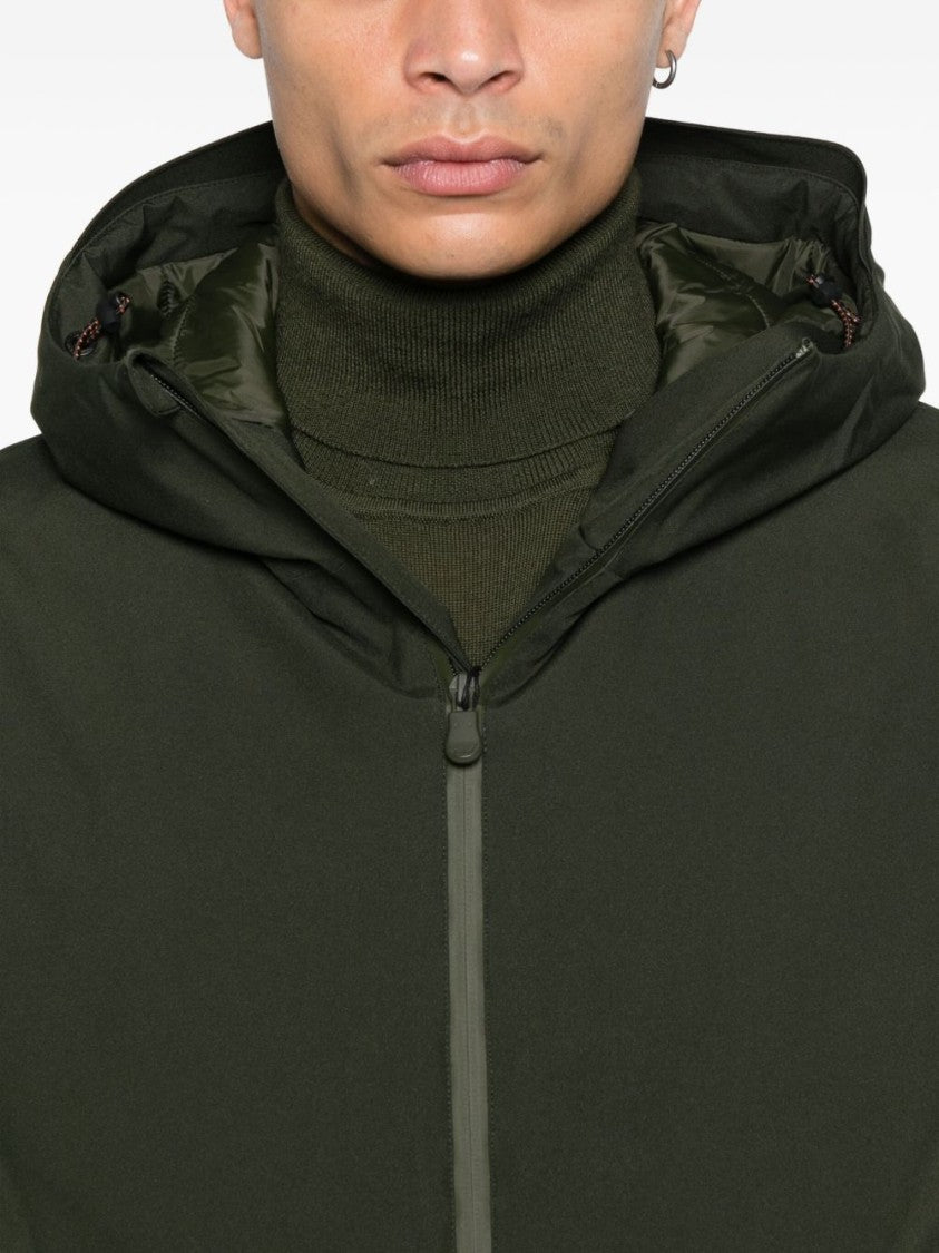 Save The Duck Lightweight Green Jacket And Functional Attributes