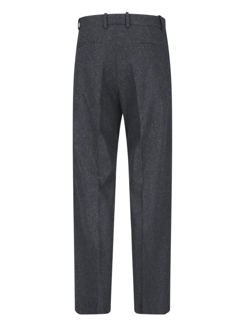 Jil Sander Tailored Straight-Leg Trousers With Zip And Button Closure