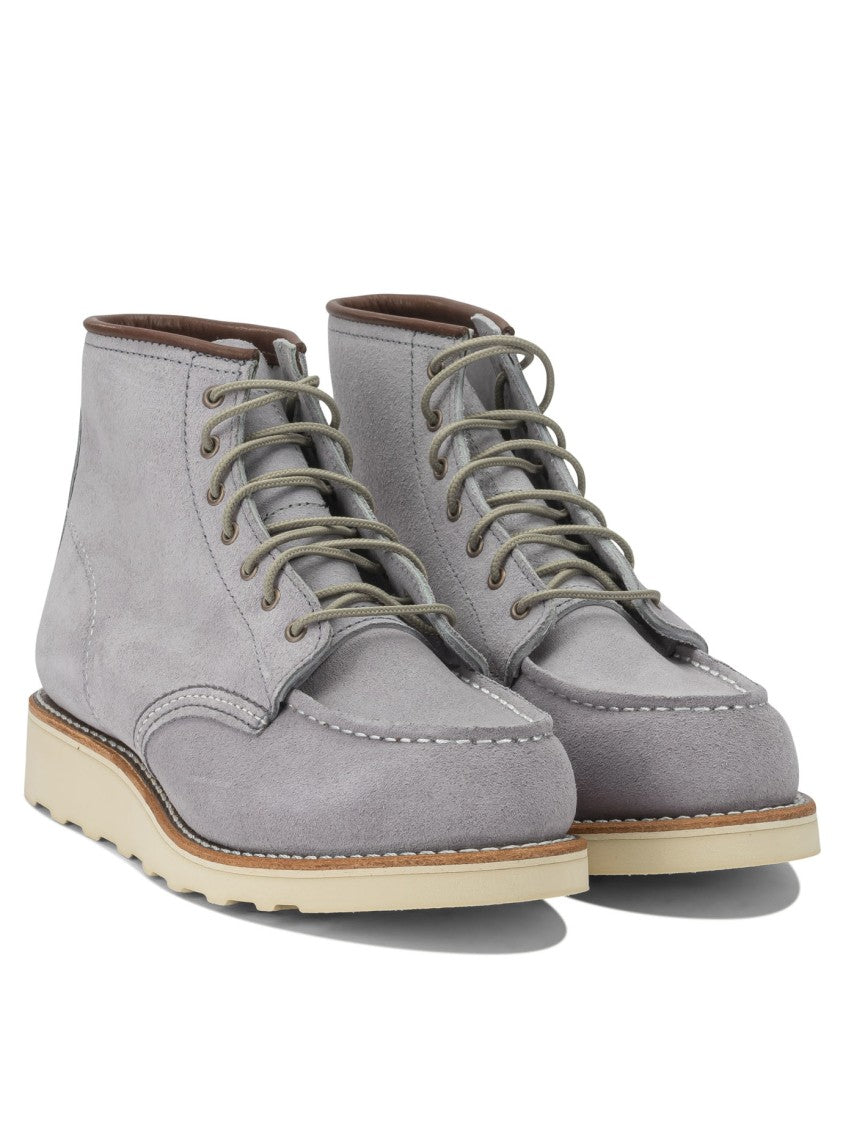 Red Wing 6'' Moc Toe 3300 Dusty Lavender Abilene Lace-Up Ankle Boots