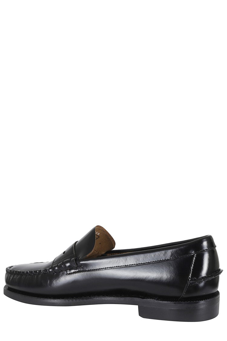 Sebago Dan Black Classic Hand-Stitched Leather Loafers