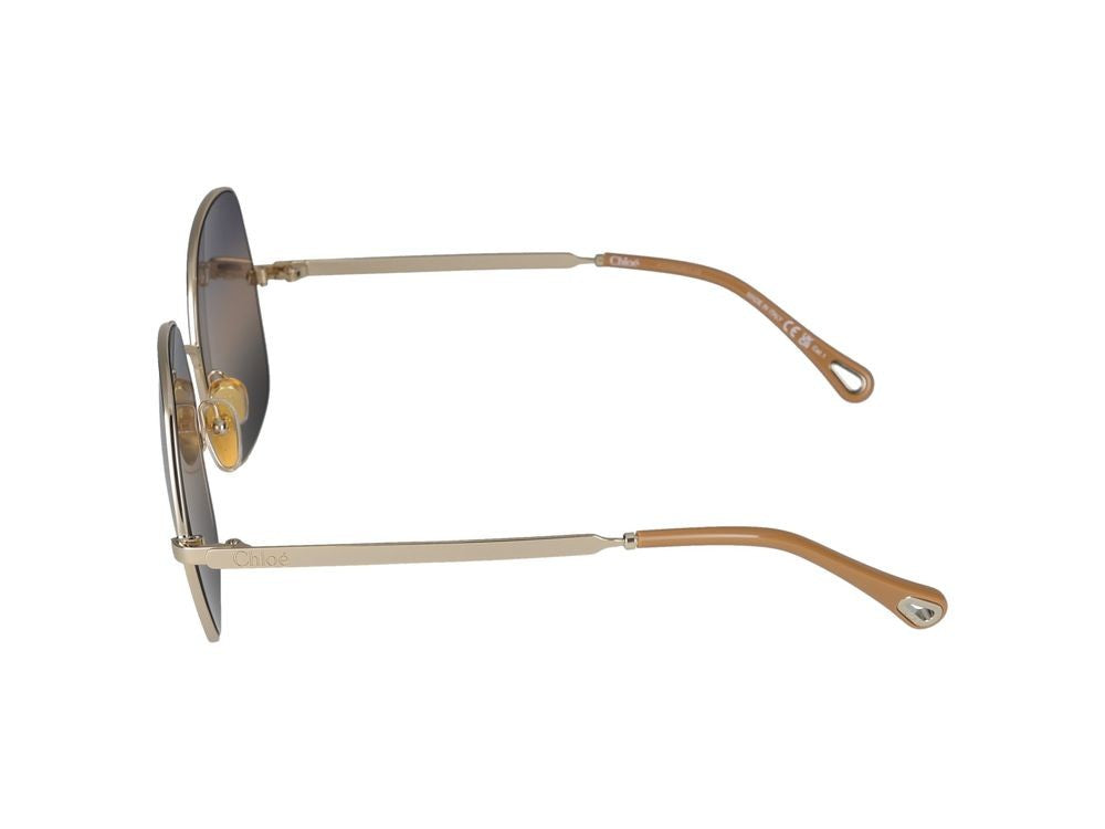Chloé Sunglasses Chloé Ch0282s 002 Gold Gold Blue 60/17/140