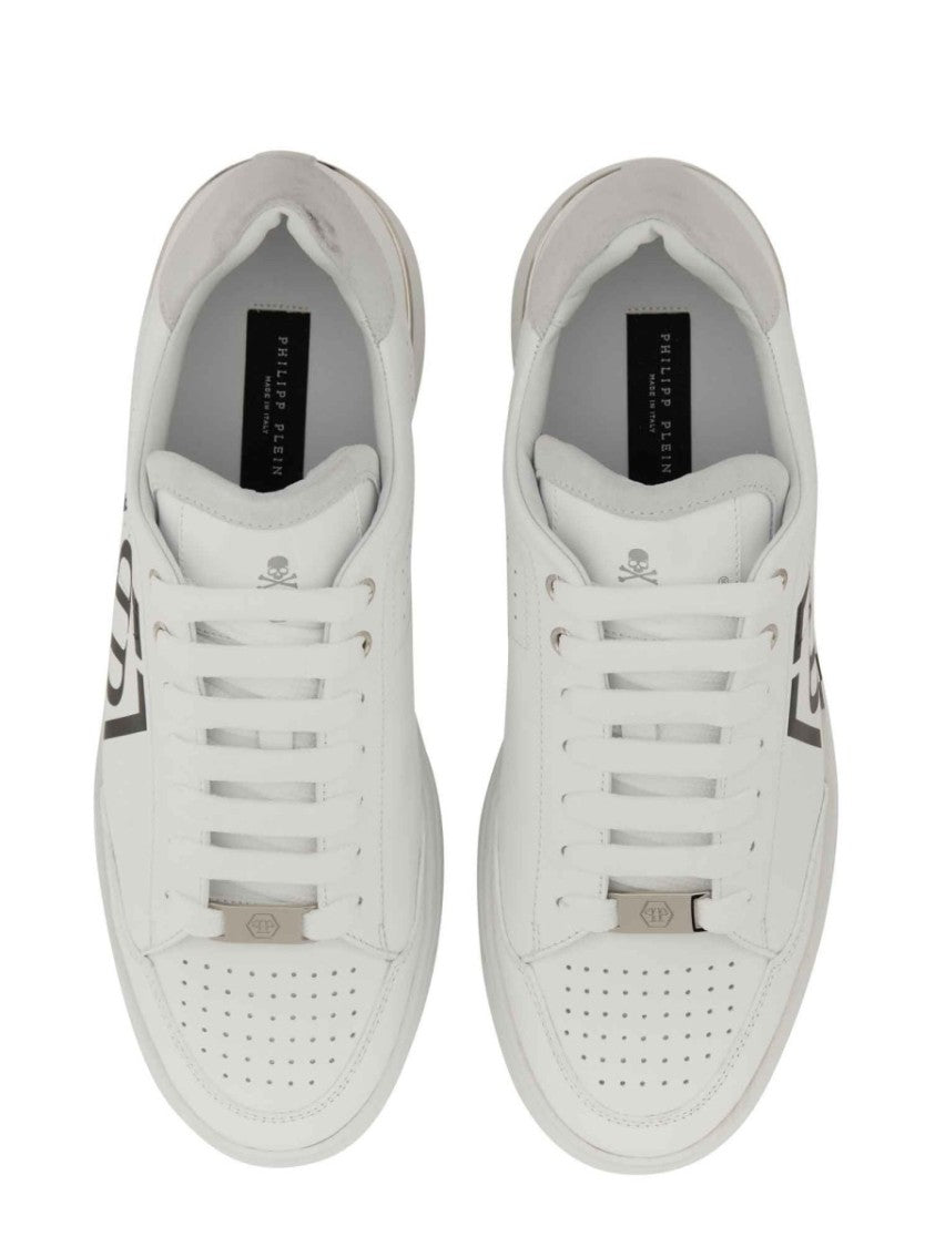 Philipp Plein High-Quality Cow Leather Sneakers With Logo
