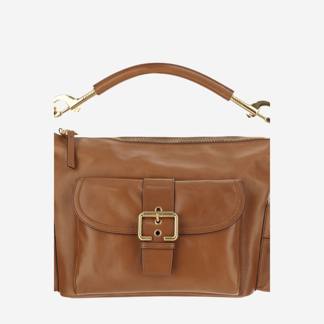 Chloé Shiny Leather Camera Bag