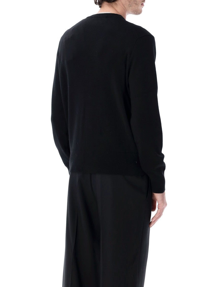Ami Paris Adc Wool Cardigan