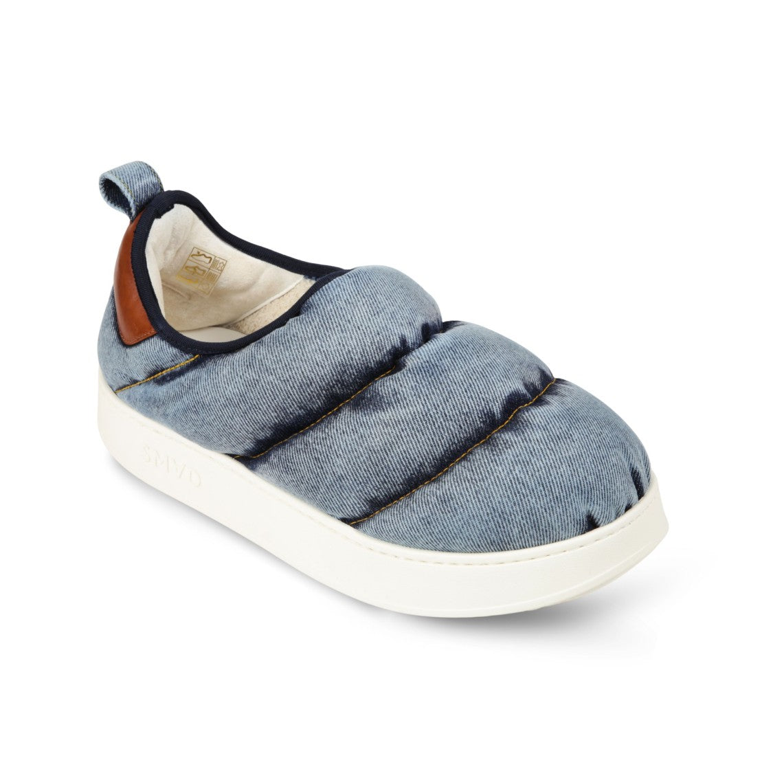 Smad Denim Puffer Slip-On Shoes