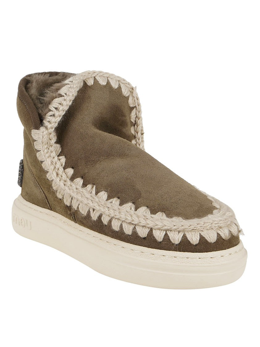 Mou Eskimo Sneakers With Plush Sheepskin Lining