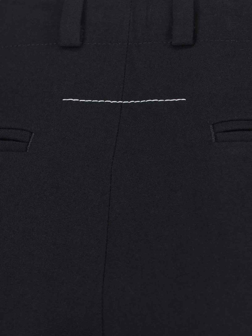 Mm6 By Maison Margiela Straight-Leg Tailored Trousers – Neutral