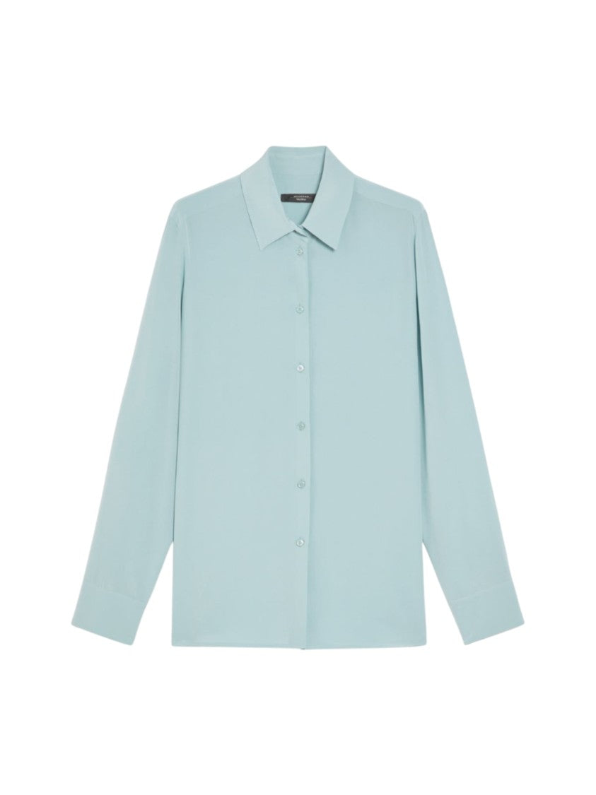 Max Mara Silk Blouse With Flared Silhouette