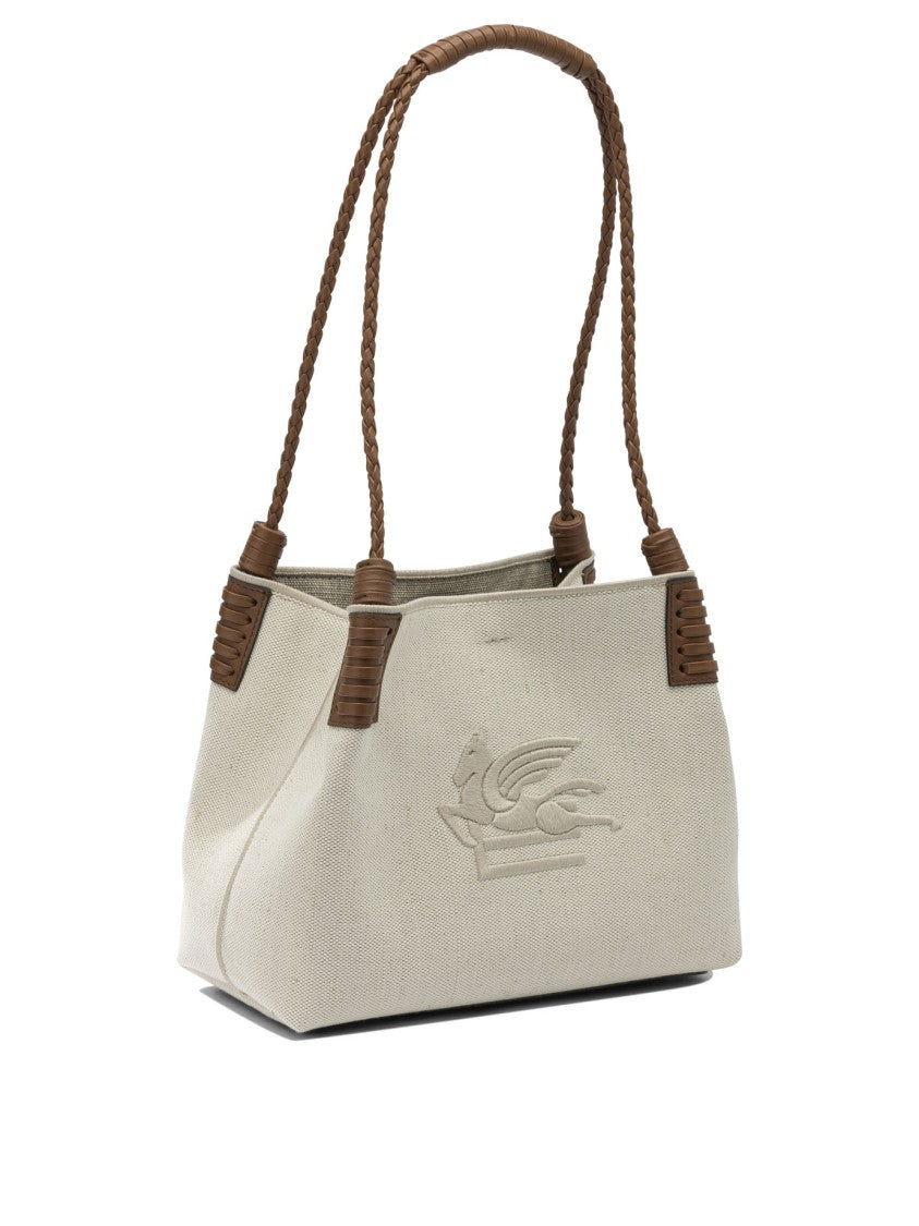 Etro Textured Cotton Small 'Libra' Shoulder Bag