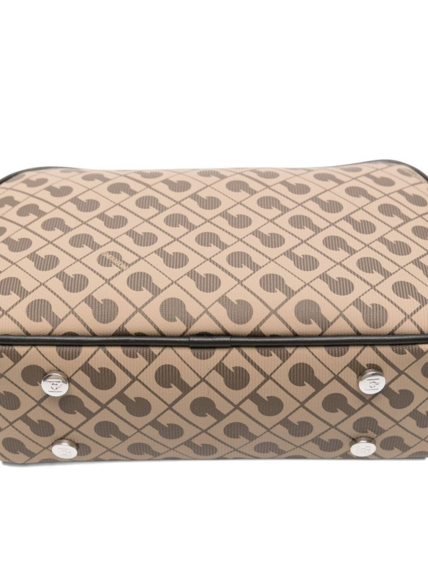 Gherardini Rectangular Geometric Patterned Shoulder Bag