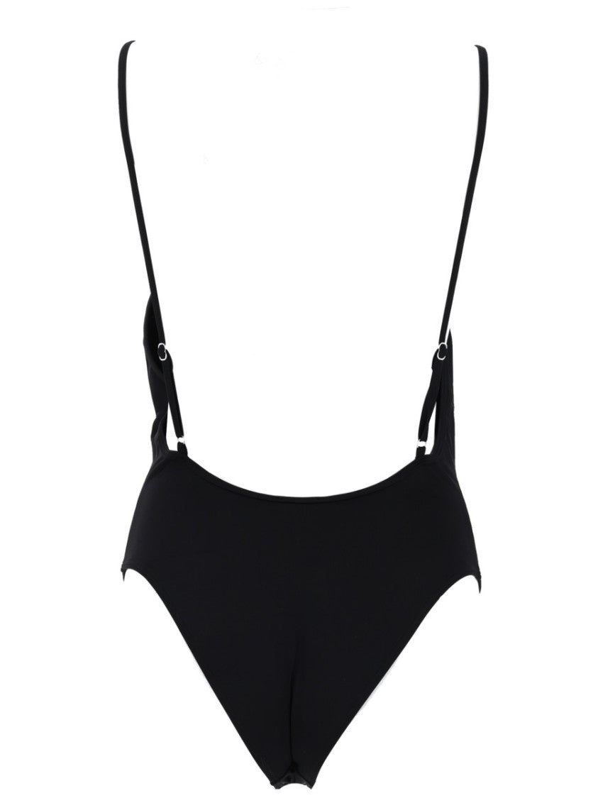 Diesel Deep Plunging High-Cut Leg Swimsuit