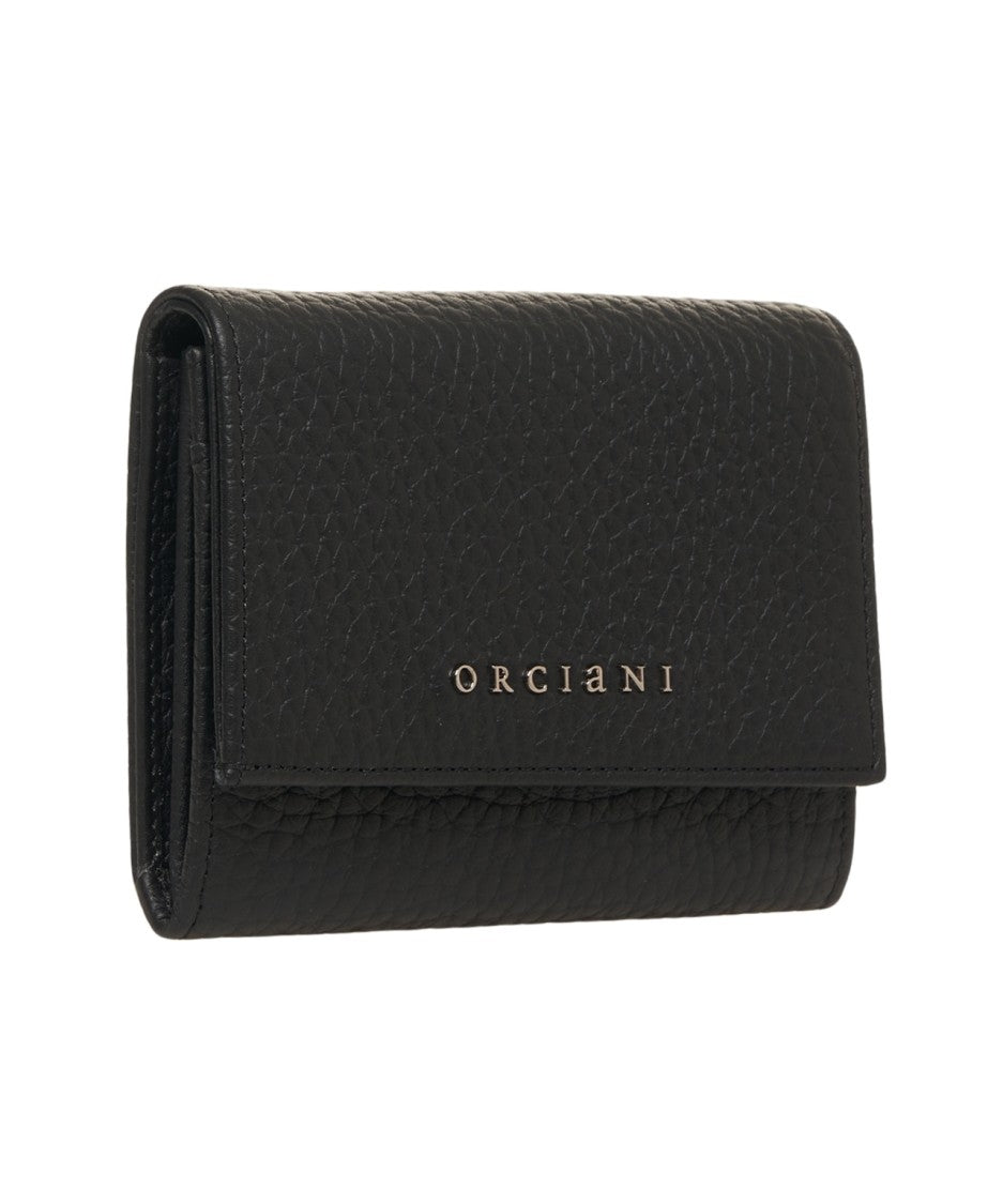 Orciani Hammered Leather Wallet