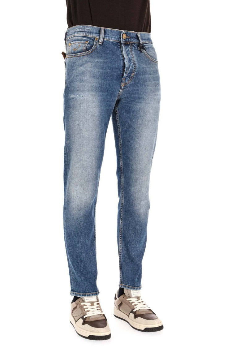 Jacob Cohen Jude Suede Label Jeans