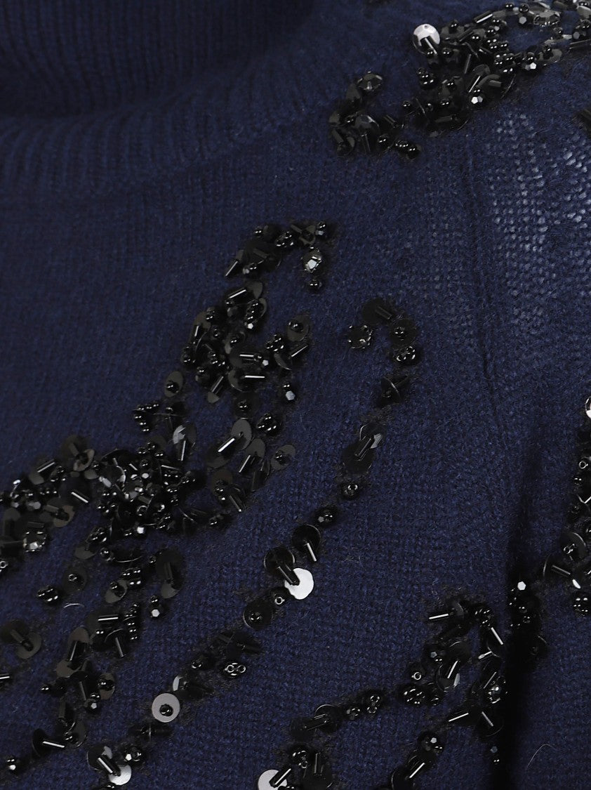 Ermanno Scervino Long Sleeve High Neck Sweater