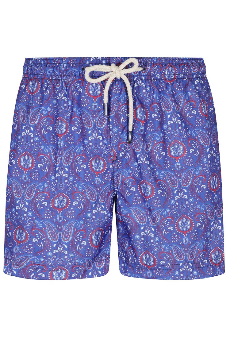 Peninsula Drawstring Swimsuit - Blue