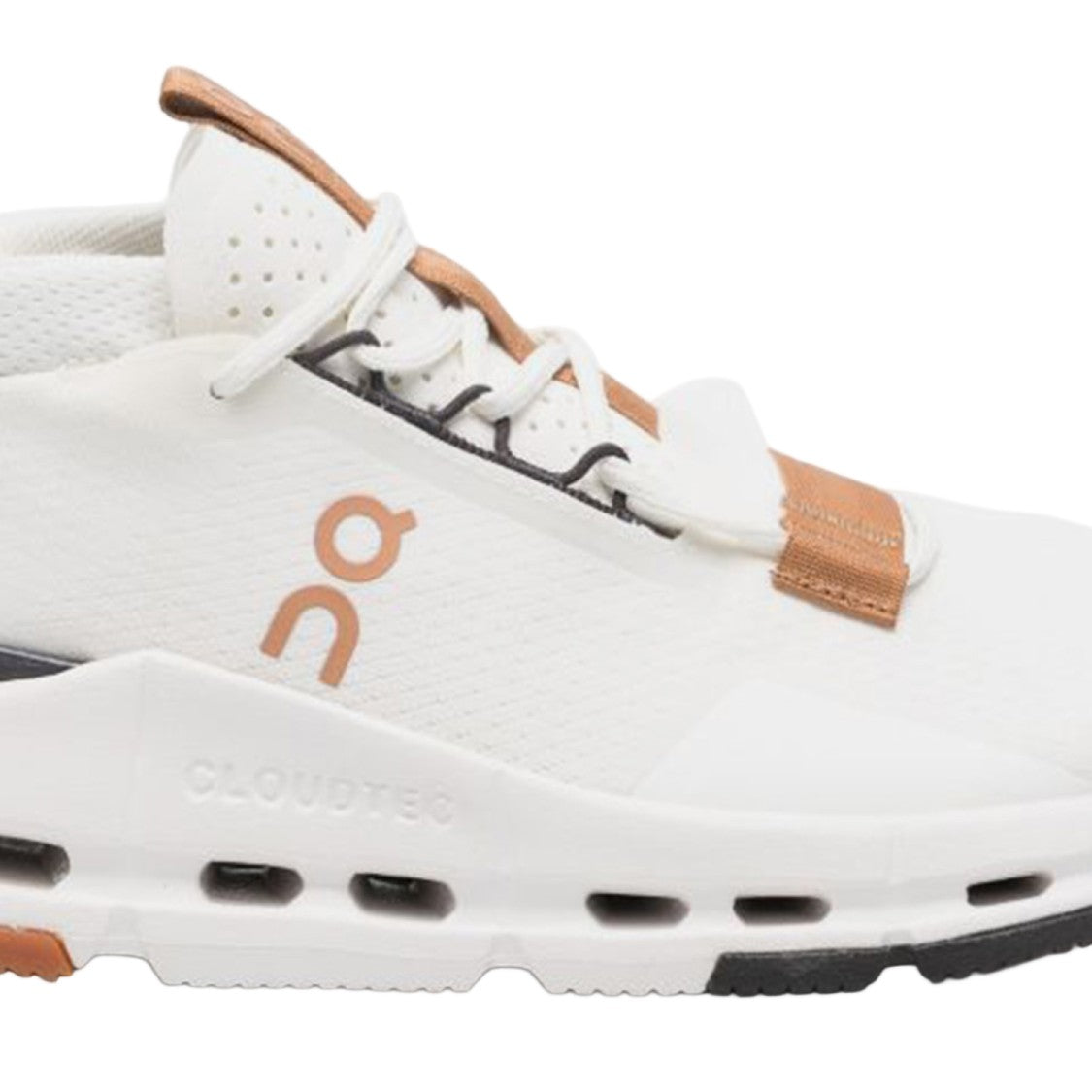 On Running Round Toe Sneakers With Front Lacing