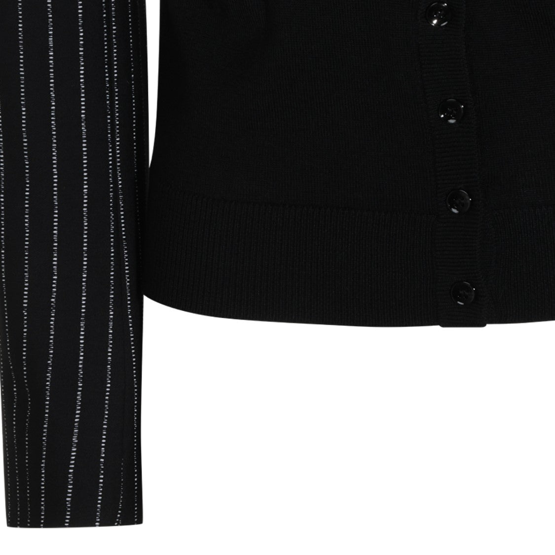 Dolce & Gabbana Tailored Pinstripe Leopard-Lined Blazer