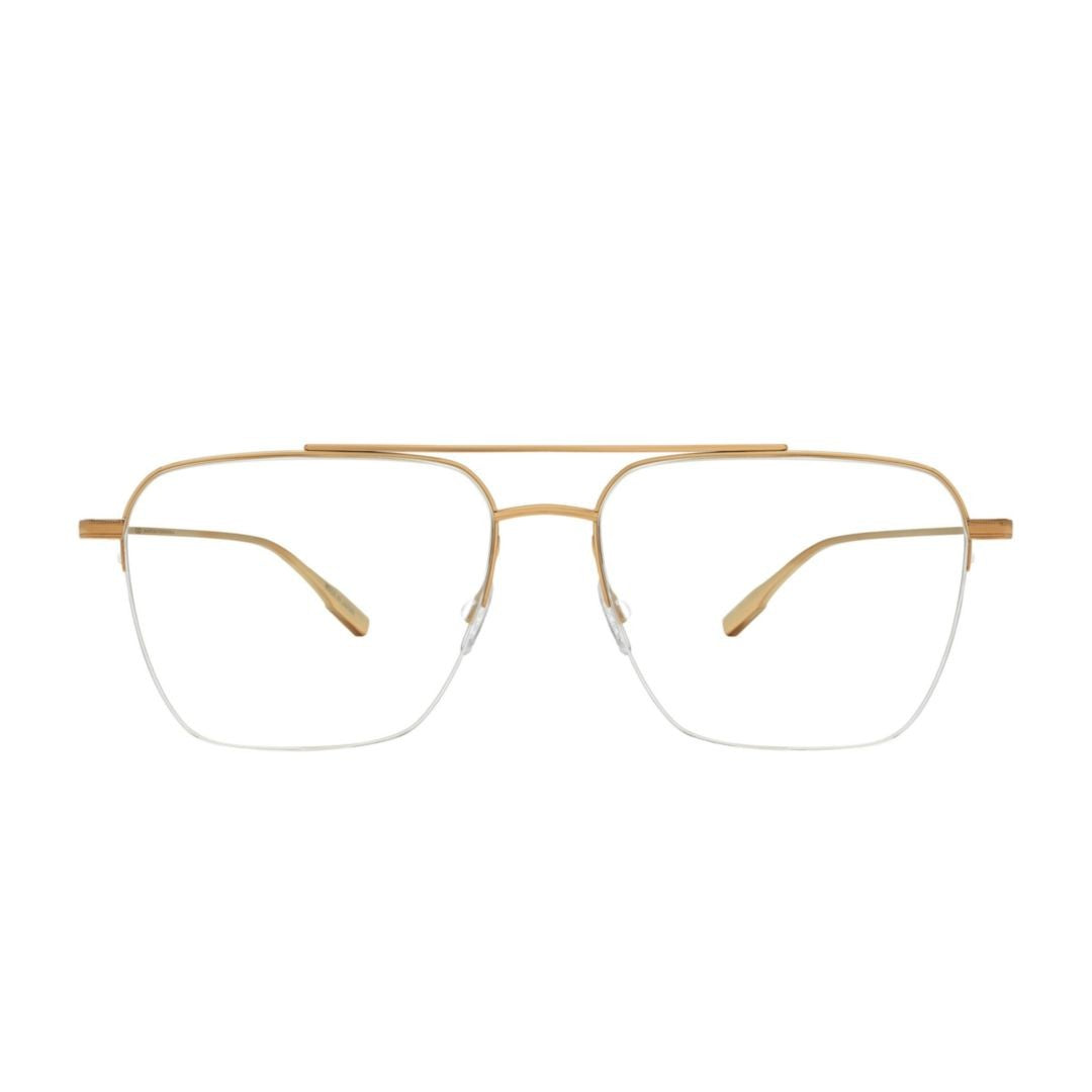 Barton Perreira Armstrong Rectangular Titanium Eyeglasses With Double Bridge