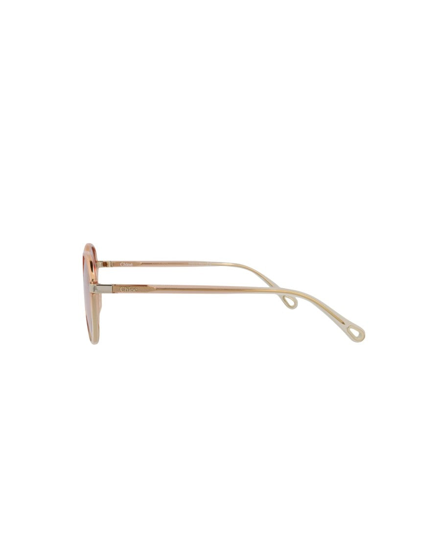 Chloé Round-Frame Injection Sunglasses