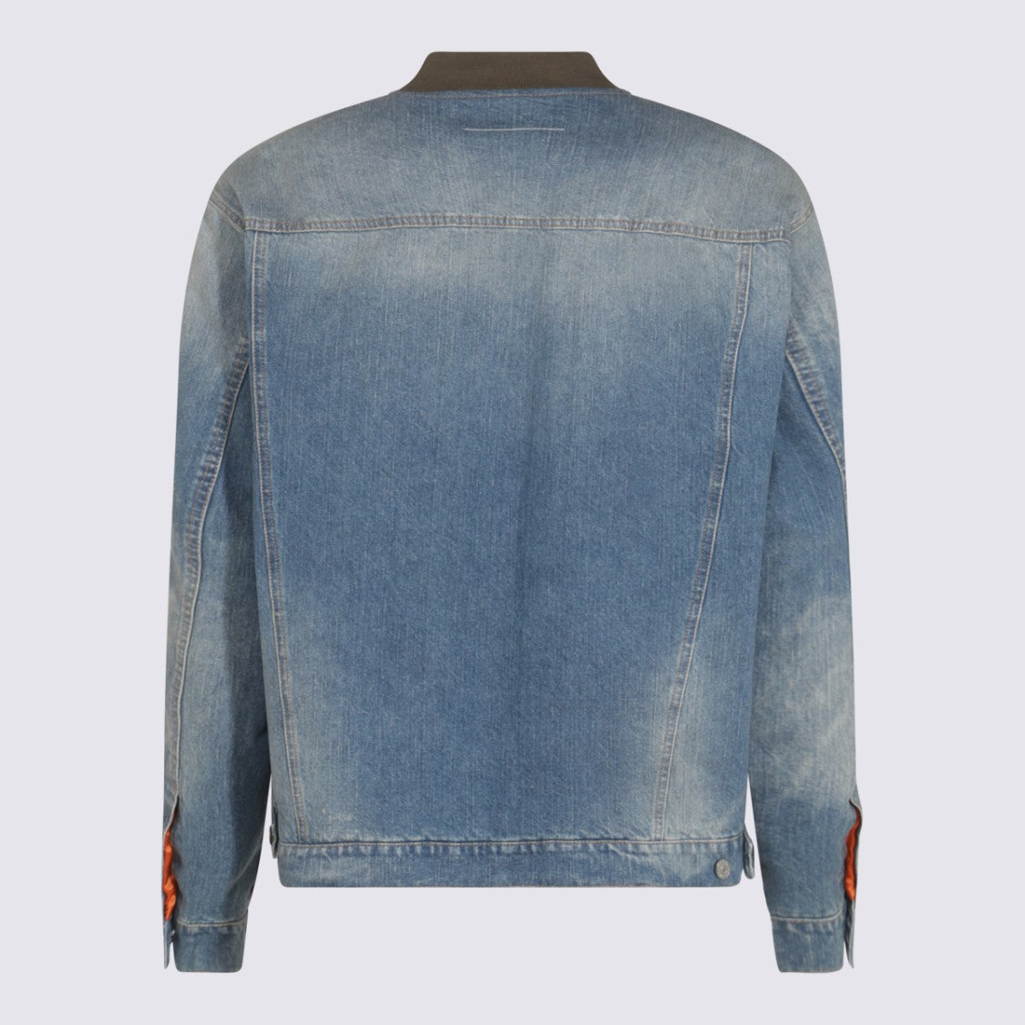 Mm6 By Maison Margiela Two-Sided Bomber Jacket With Unique Design And Bright Lining