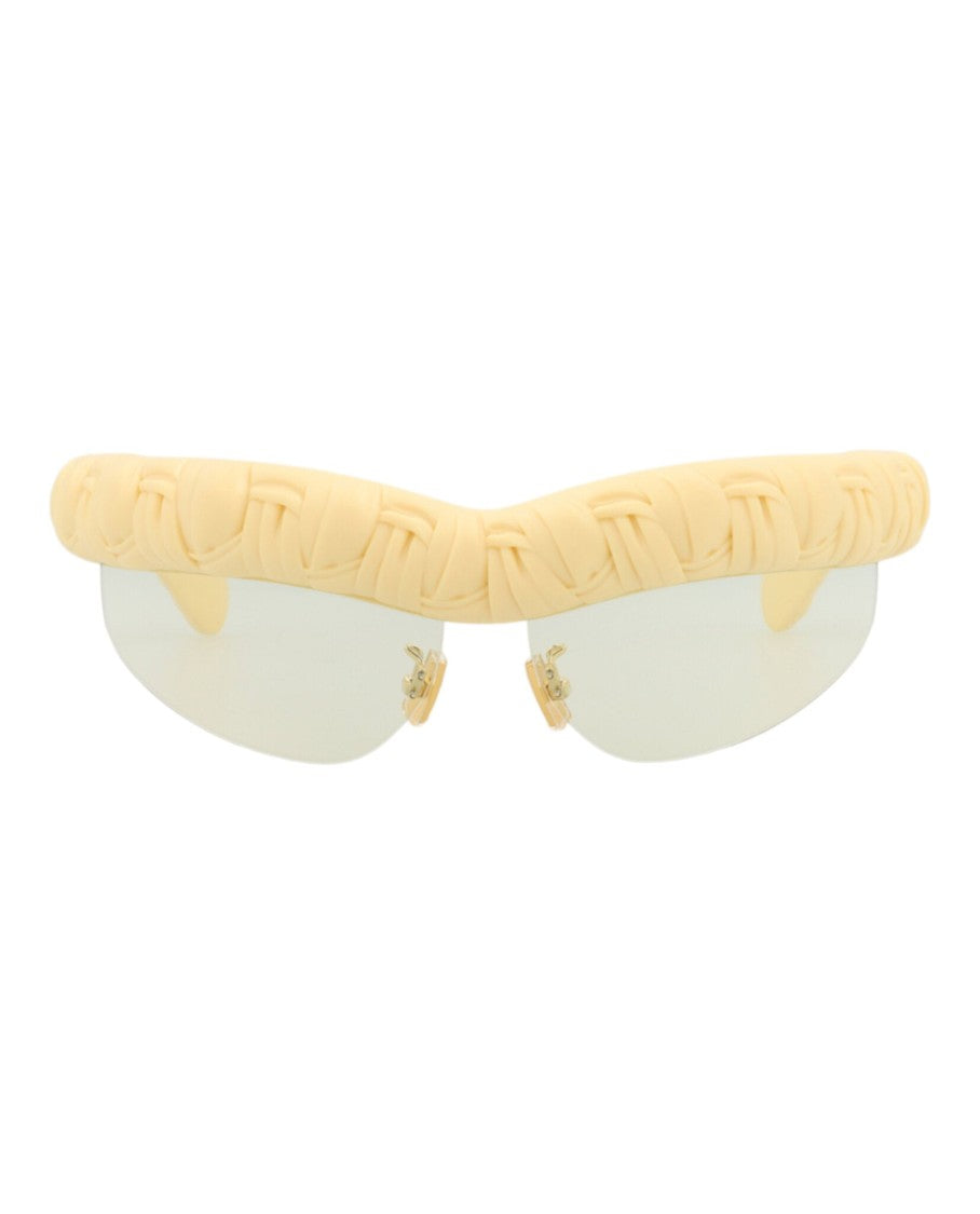 Bottega Veneta Shield-Frame Injection Sunglasses