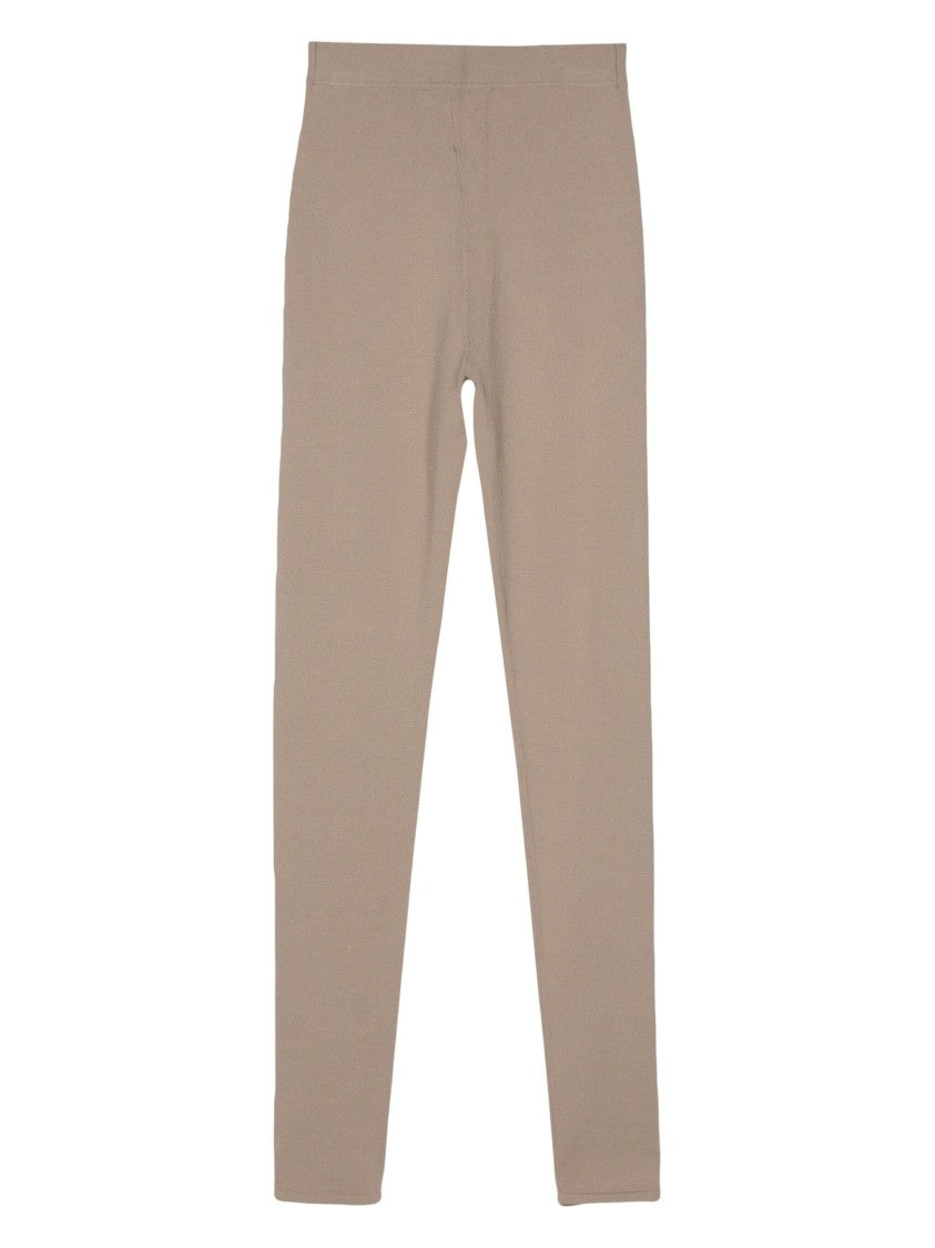 Calvin Klein Full-Length Form-Fitting Leggings With Smooth Texture