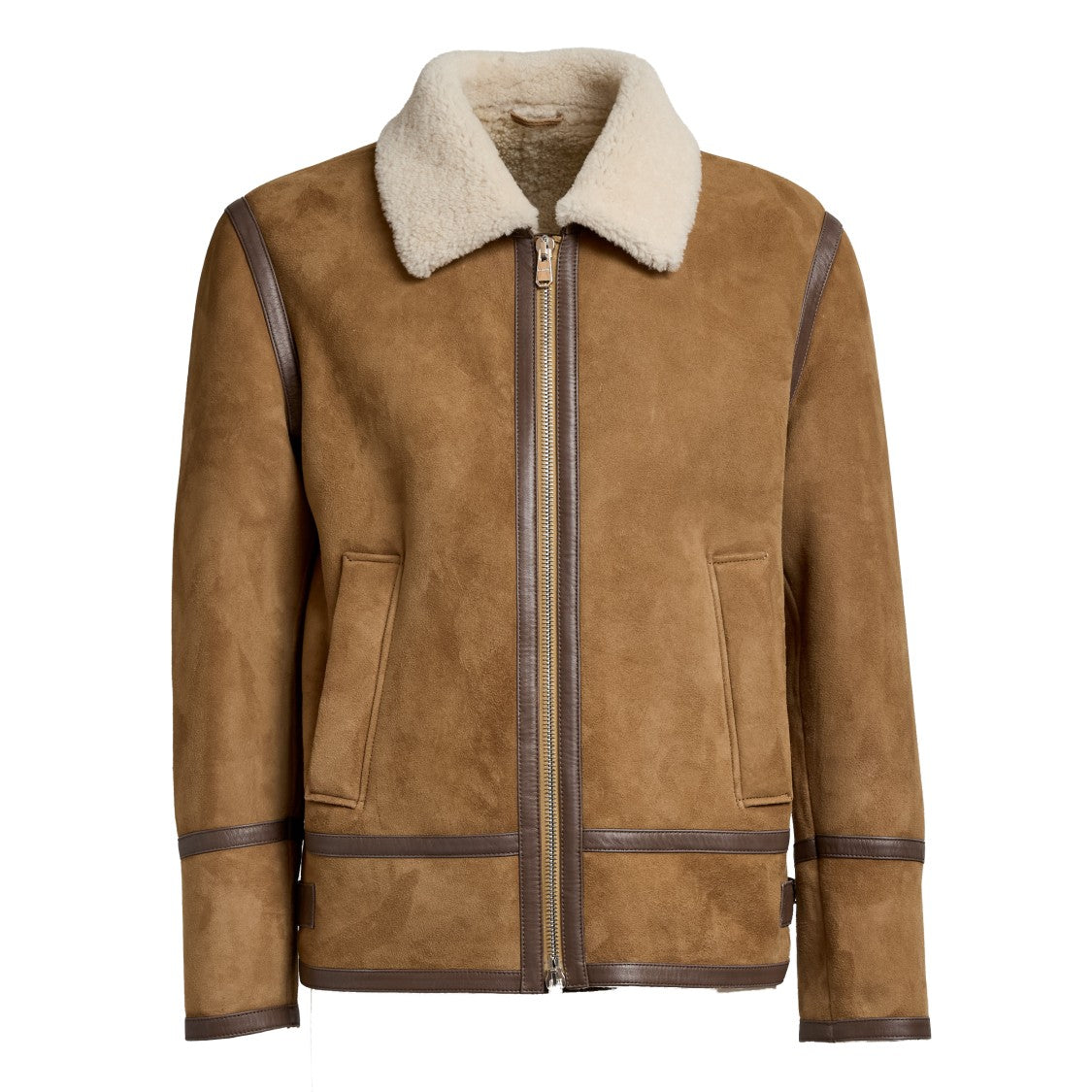 Dondup Caramel Short Sheepskin Coat