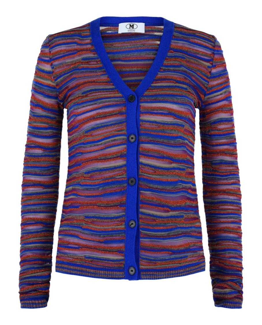M Missoni Wave Knit Cardigan