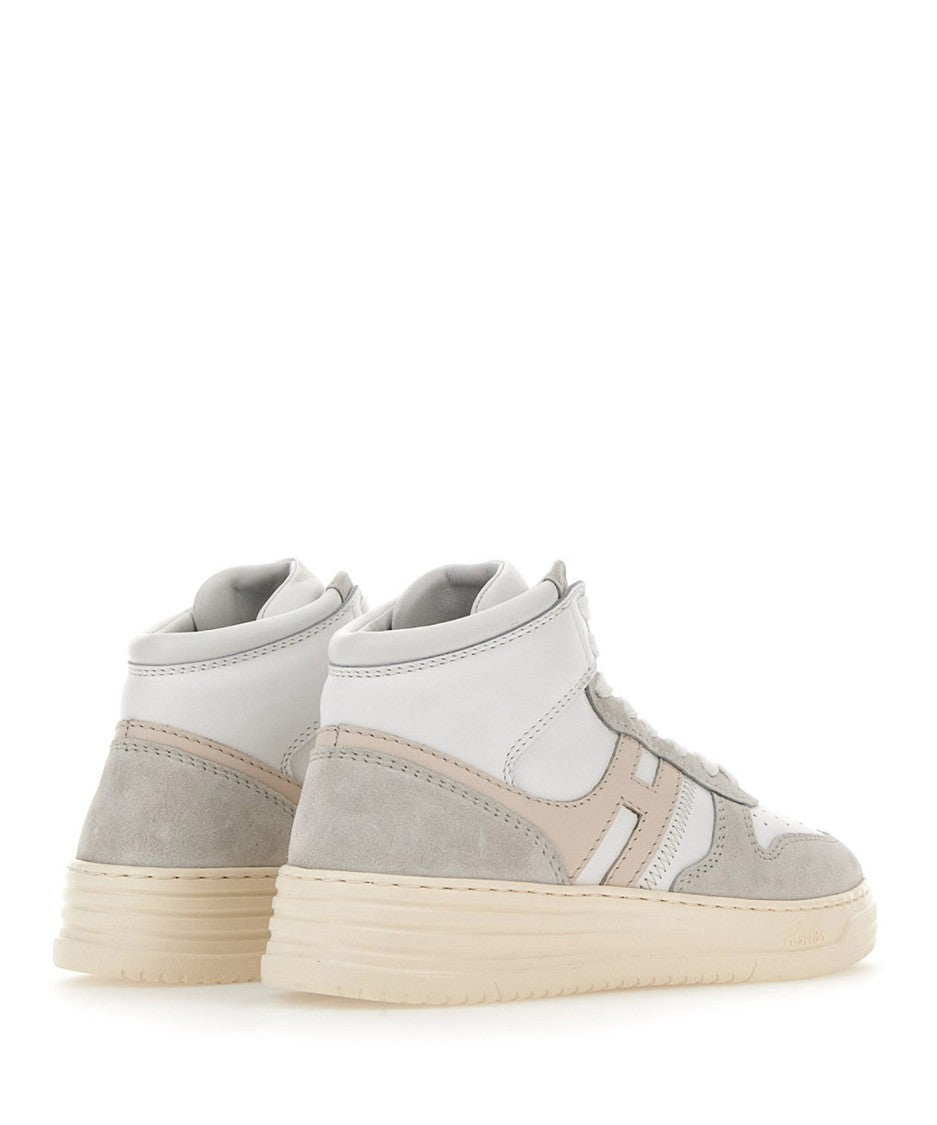 Hogan High-Top Sneakers With Smooth