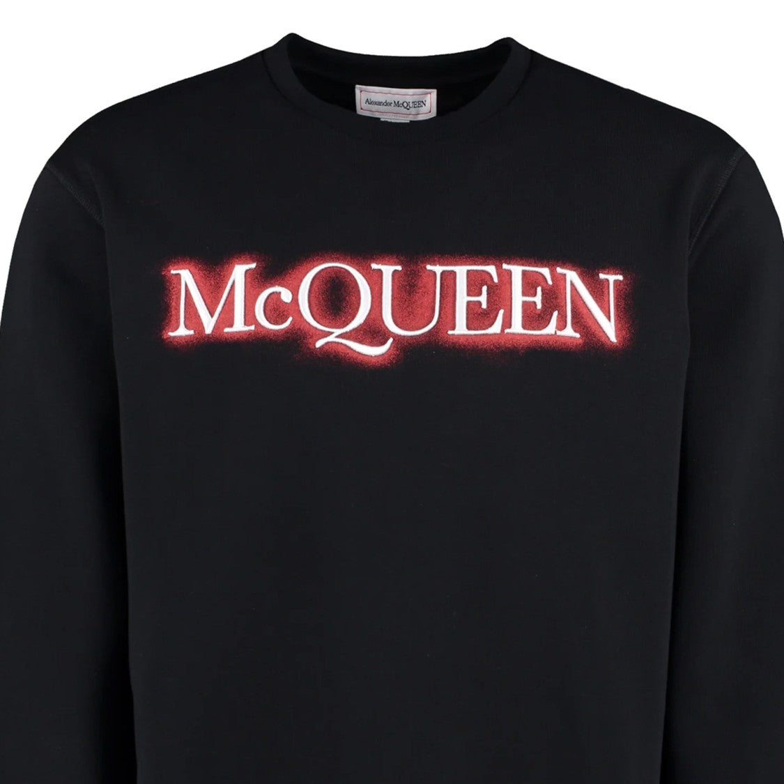 Alexander Mcqueen Black Logo Sweatshirt