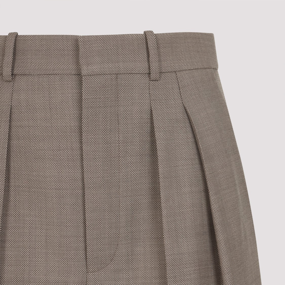 Saint Laurent Tailored Beige Wool Pants