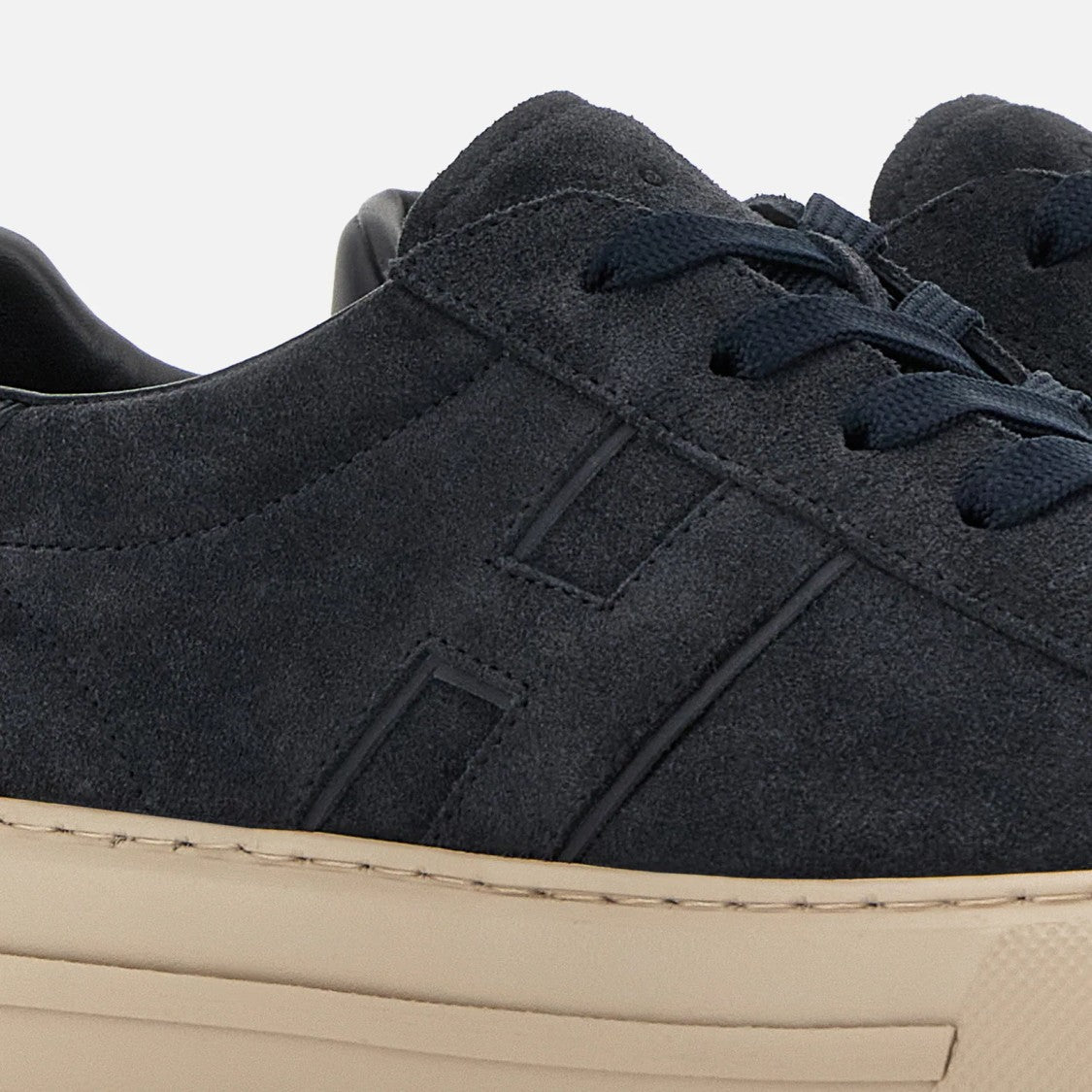 Hogan H691 H Low-Top Sneakers With Suede Upper