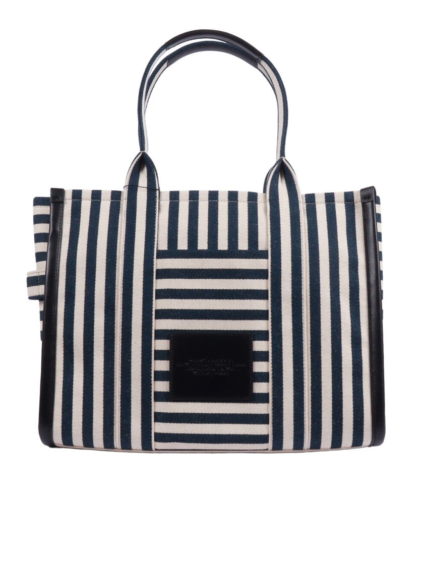 Marc Jacobs The Large Striped Textile Tote